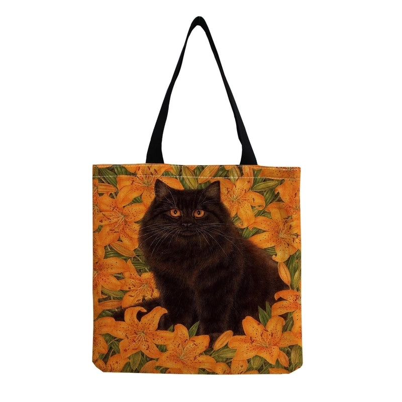 Women’s Cute Cat Shopping Bags