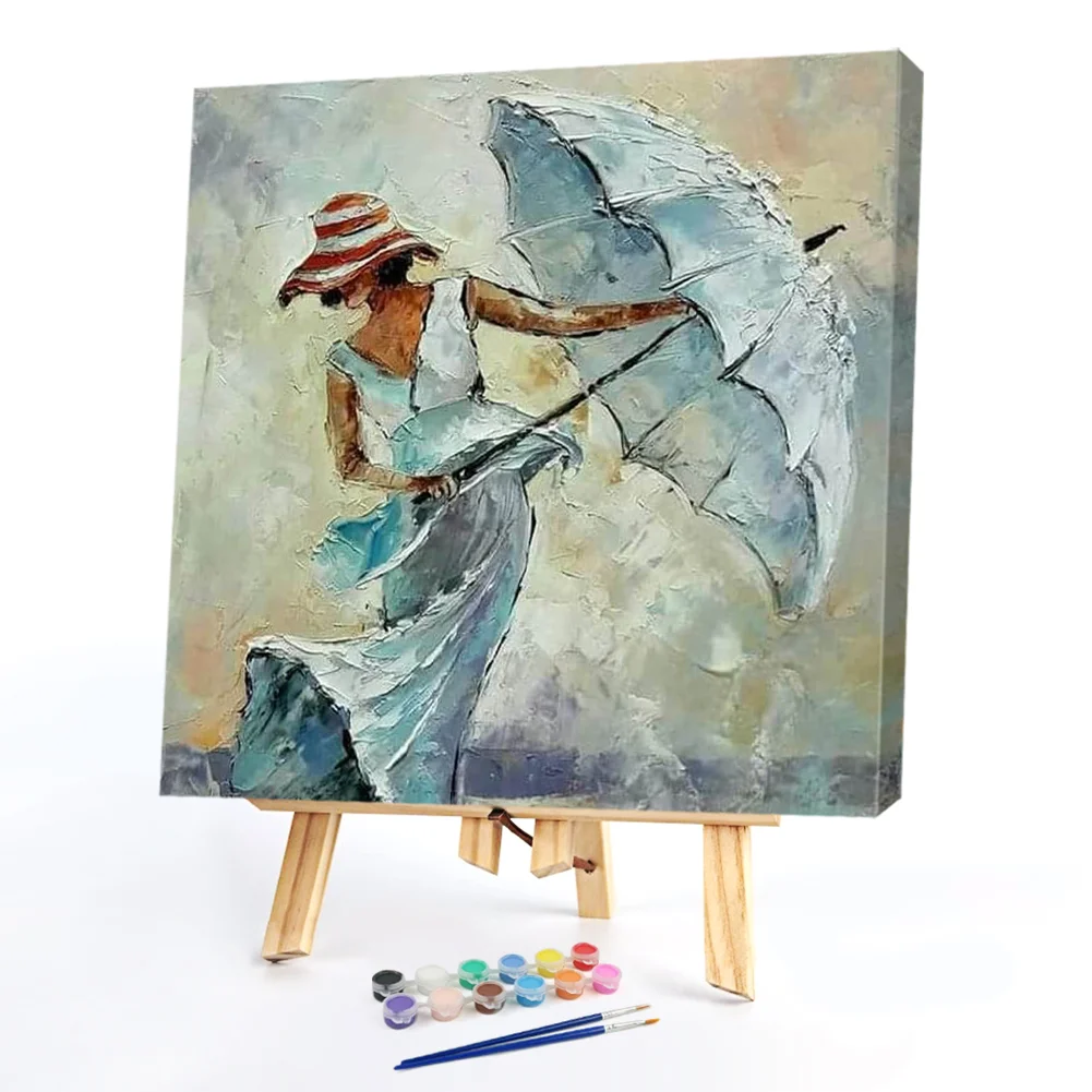 Dancing Girl - Paint By Numbers(20*20CM)