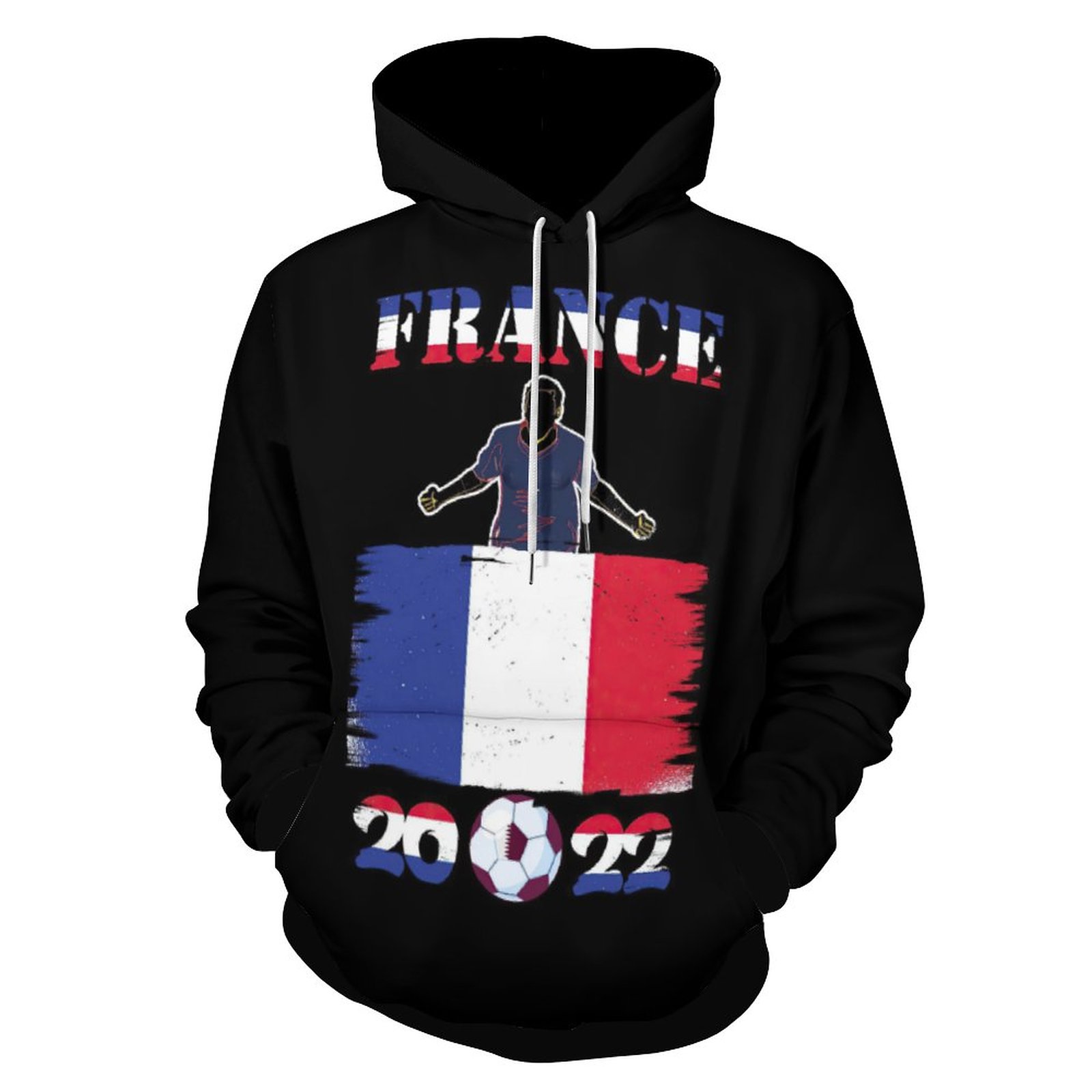 France 2022 Unisex Pullover Hooded Sweatshirt
