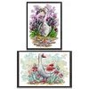 (2pcs) Gooses-14CT Stamped Cross Stitch 30*21cm(Bundle Sale)