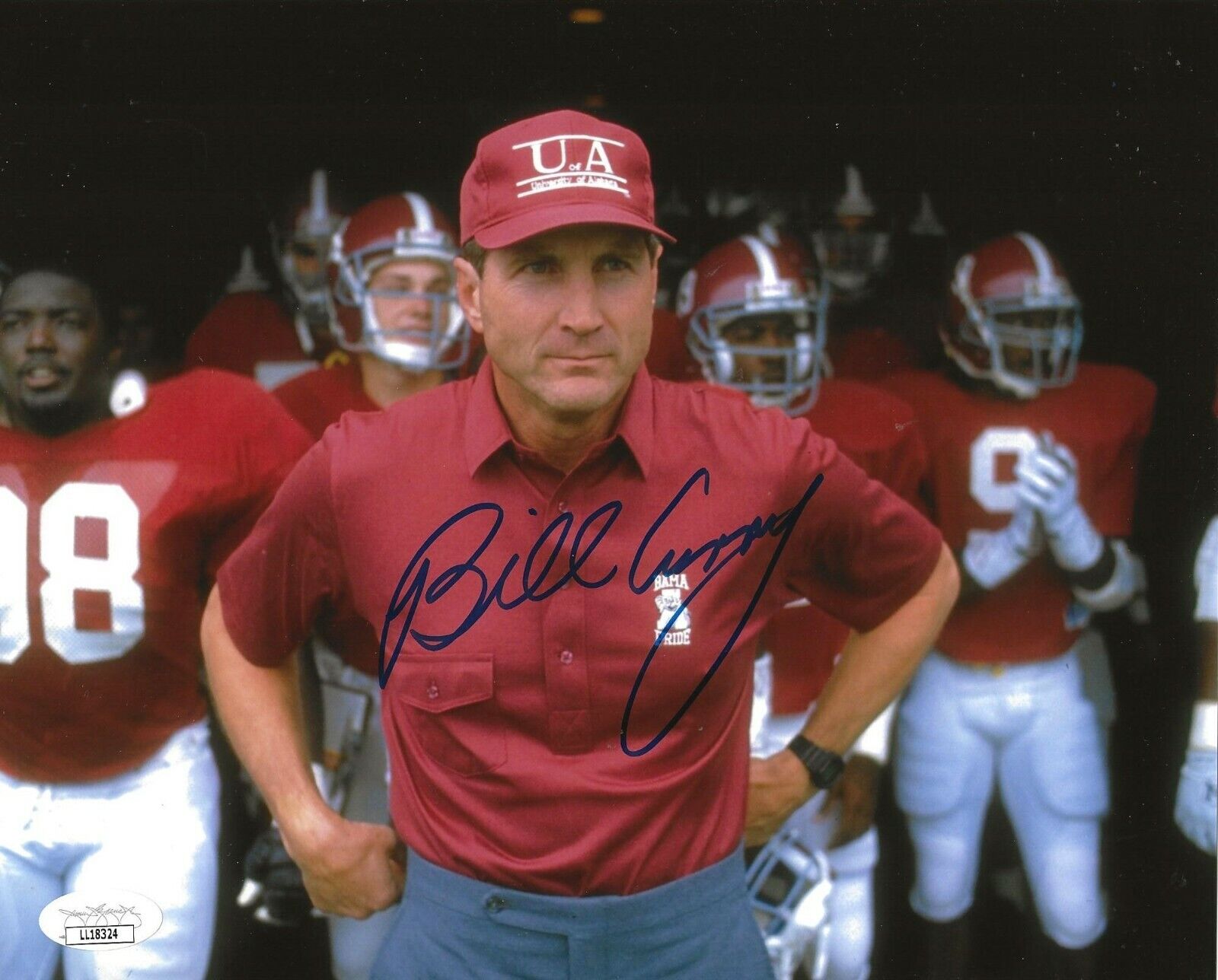 Bill Curry signed Alabama Crimson Tide 8x10 Photo Poster painting autographed 2 JSA