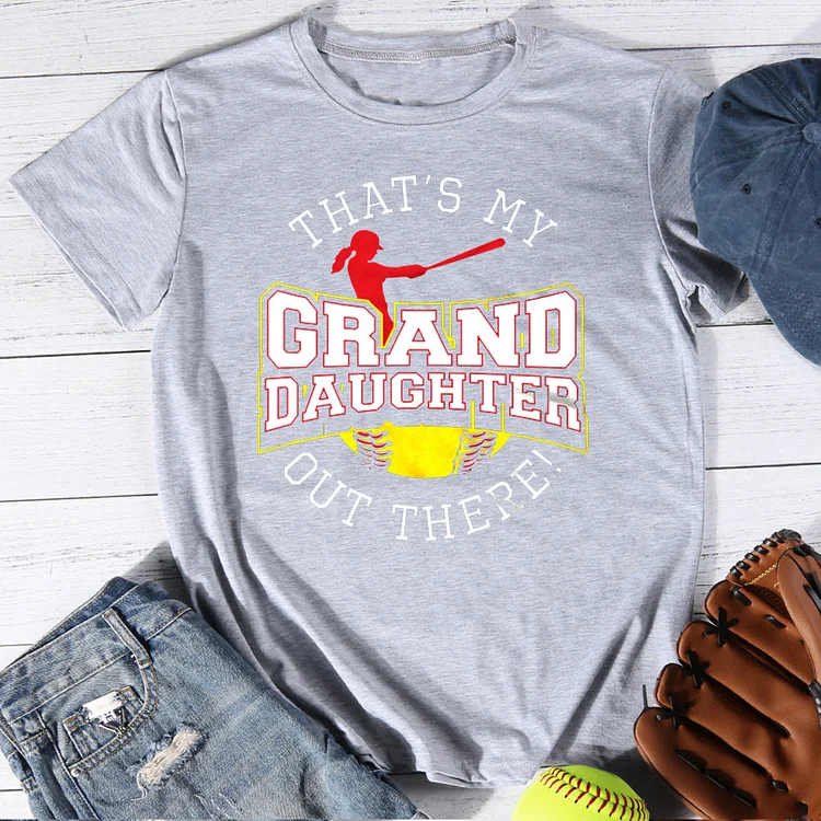 AL™ That\\\'s My Granddaughter Out There Softball Baseball T-shirt Tee -013372-Annaletters