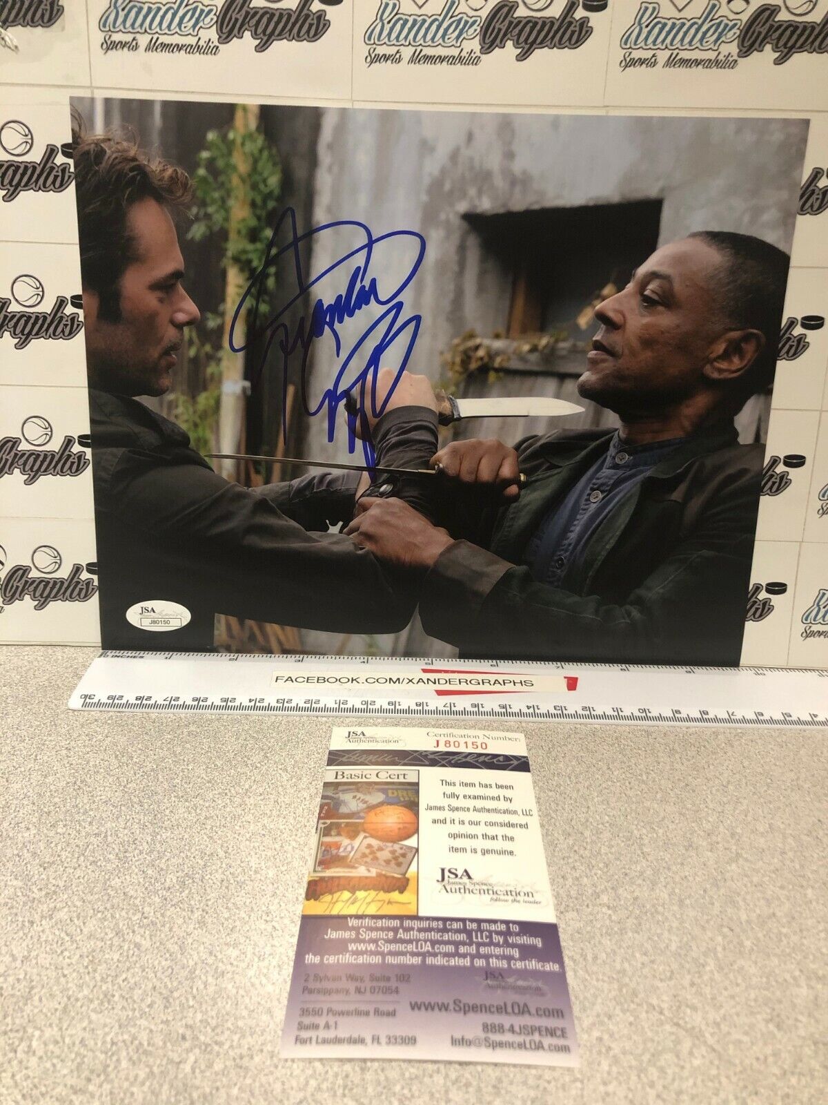 GIANCARLO ESPOSITO GUS FRING SIGNED AUTOGRAPHED 8X10 Photo Poster paintingGRAPH-JSA COA