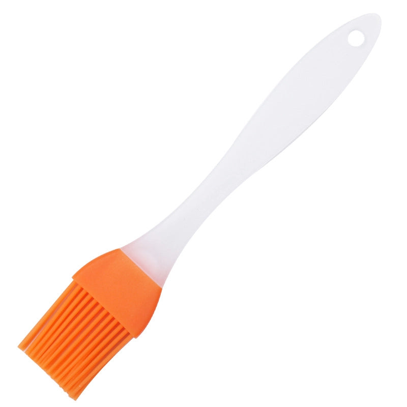 Silicone Oil Brush Small Split Non-lint Barbecue Seasoning Brush High Temperature Baking Oil Brush Plastic Handle Barbecue Brush