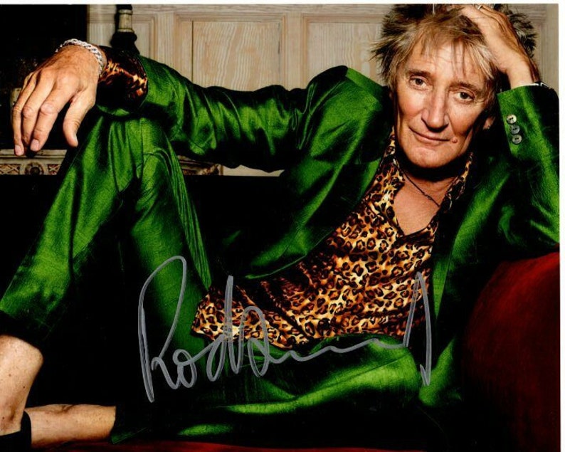 Rod stewart signed autographed Photo Poster painting