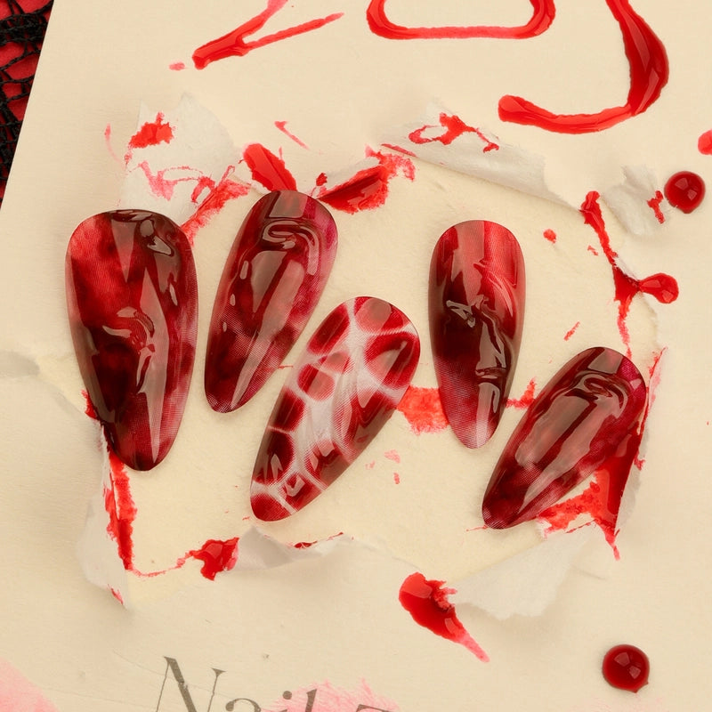 Halloween Casual Gradient Color ABS Press-on Nails 1 Set