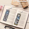 (US Local)Christmas Train A5 Size Diamond Painting Notebook Set with 4Pcs Bookmark Gift