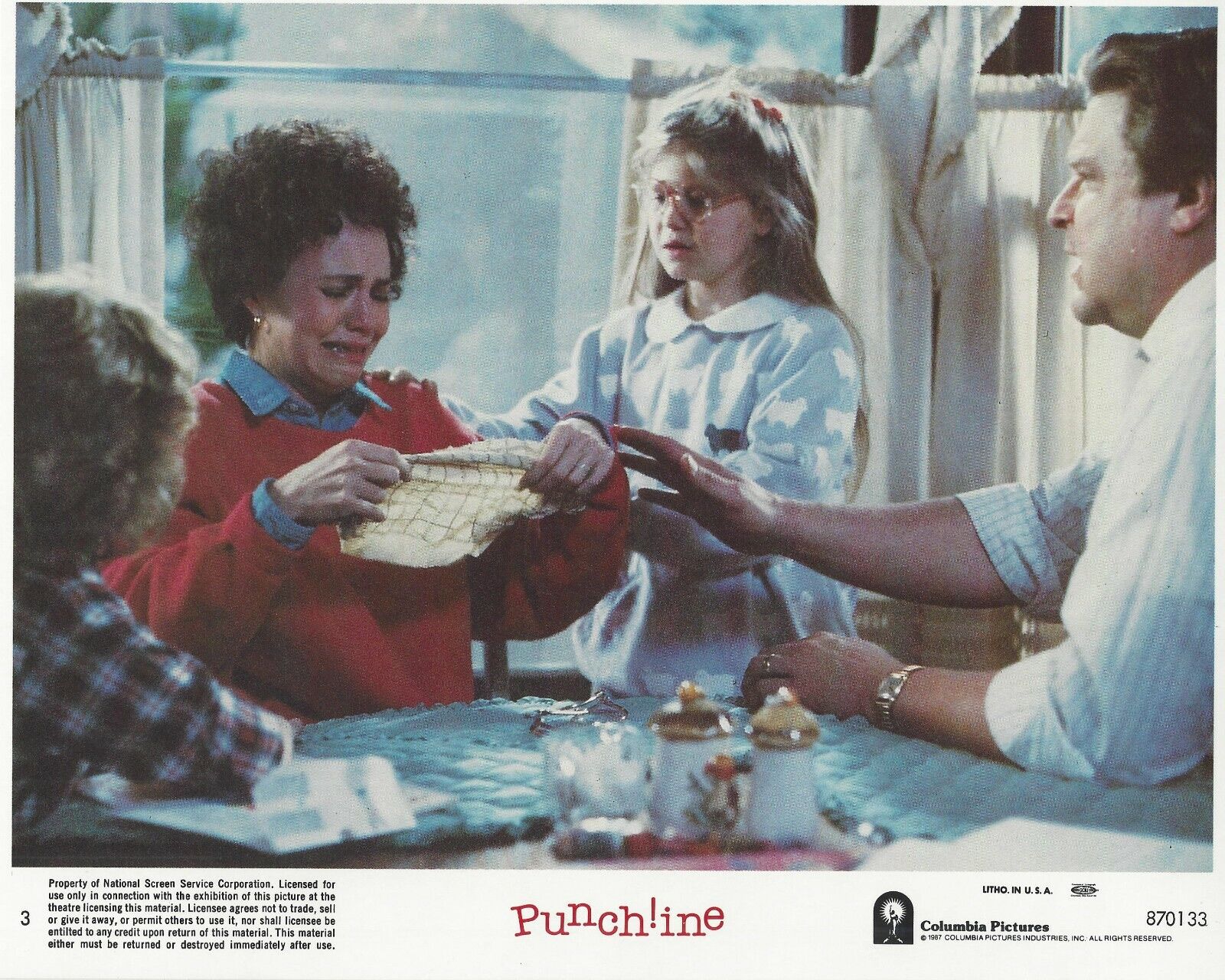 Punch!ine Original 8x10 Lobby Card Poster Photo Poster painting 1988 #3 Field Goodman Hanks