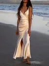 Wet Look Condole Belt Maxi Dress