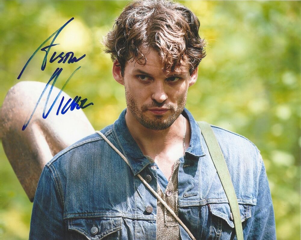 AUSTIN NICHOLS 'THE WALKING DEAD' SPENCER MONROE SIGNED 8X10 PICTURE *COA 1