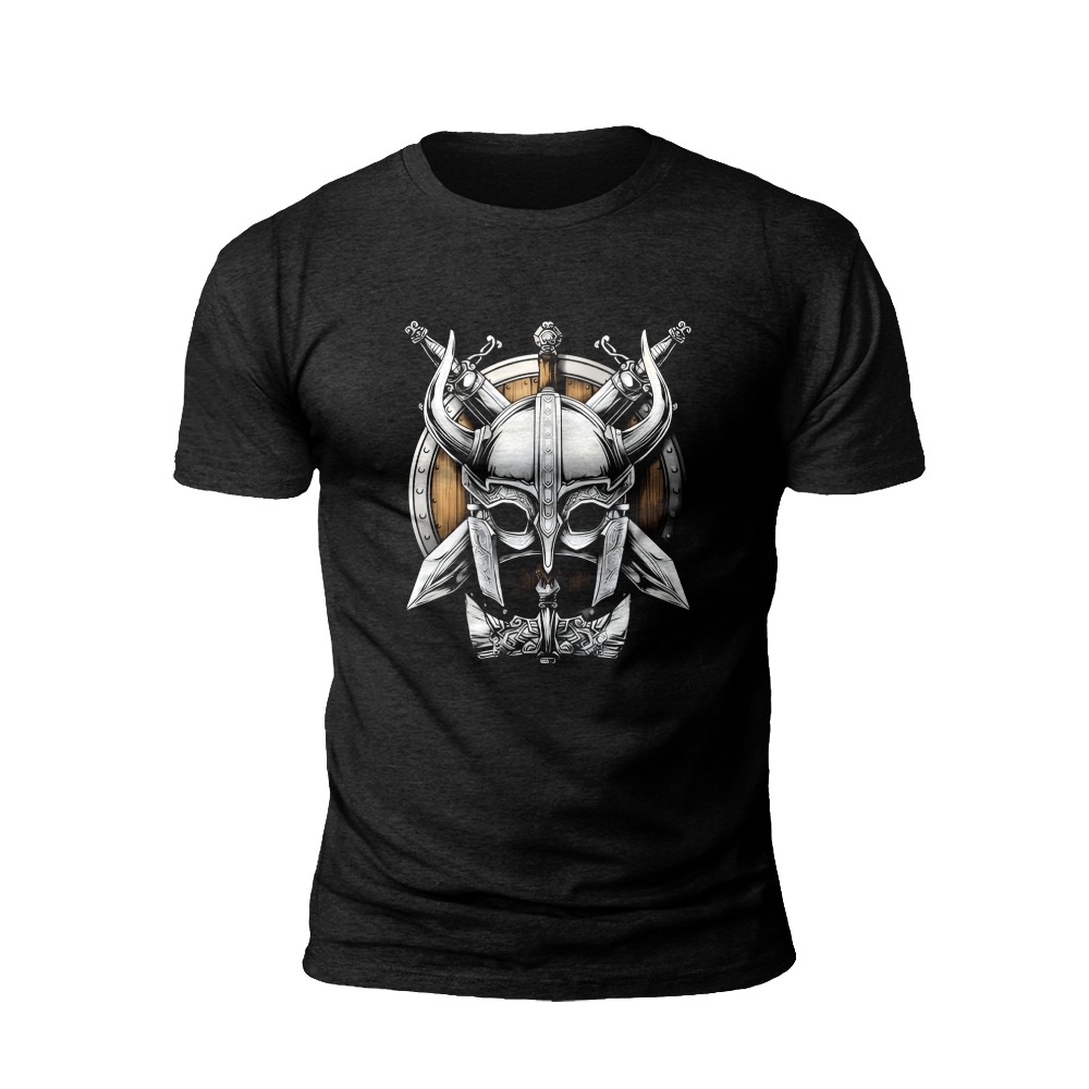 Warrior's Mask: The Viking's visage T-shirt
