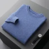 Men's New Autumn and Winter Round Neck Thickened Wool Sweater