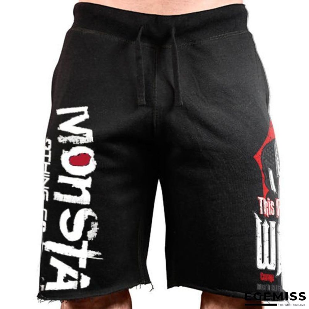 Men's Casual Cotton Jogger Shorts Large Size Beach Vacation Shorts | EGEMISS
