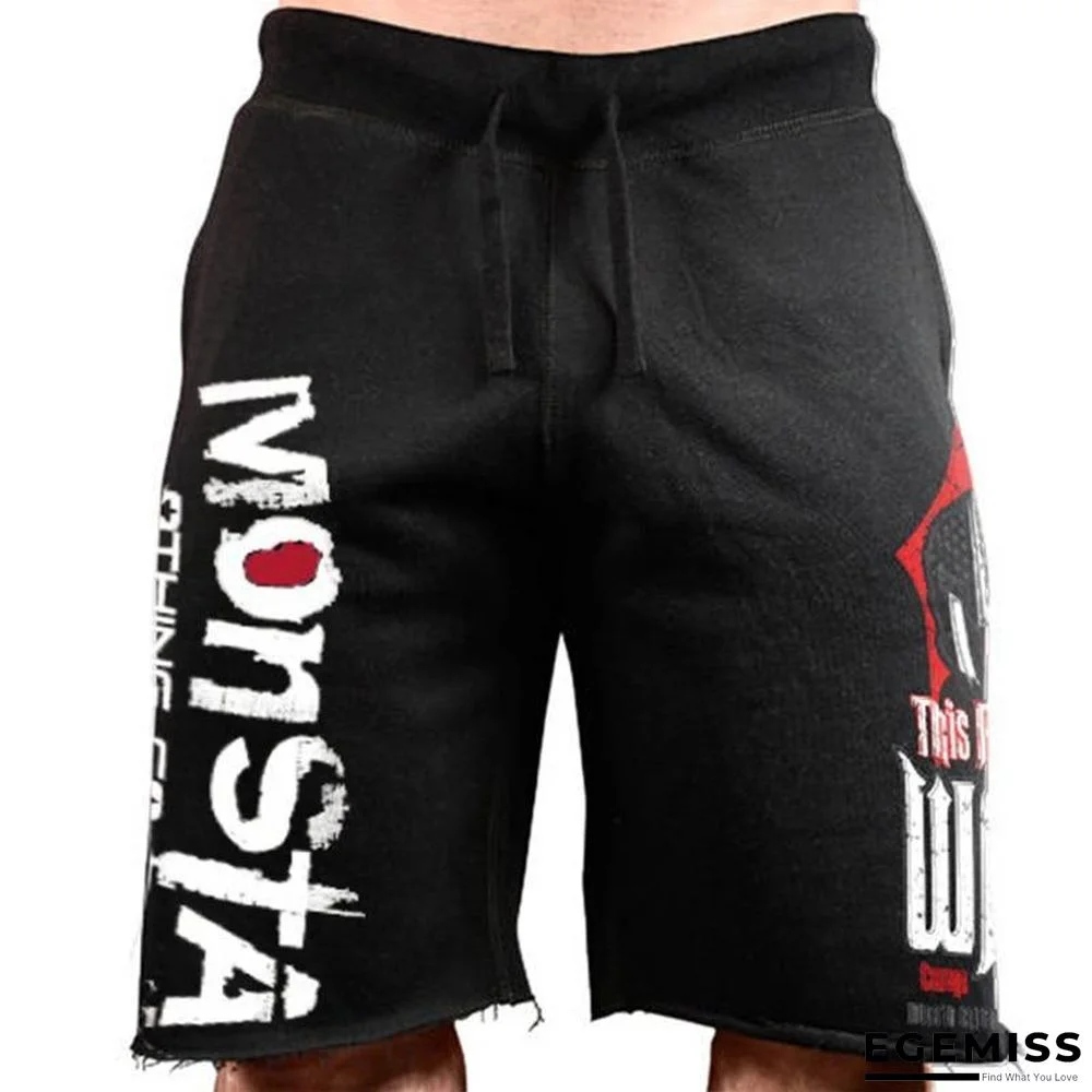 Men's Casual Cotton Jogger Shorts Large Size Beach Vacation Shorts | EGEMISS
