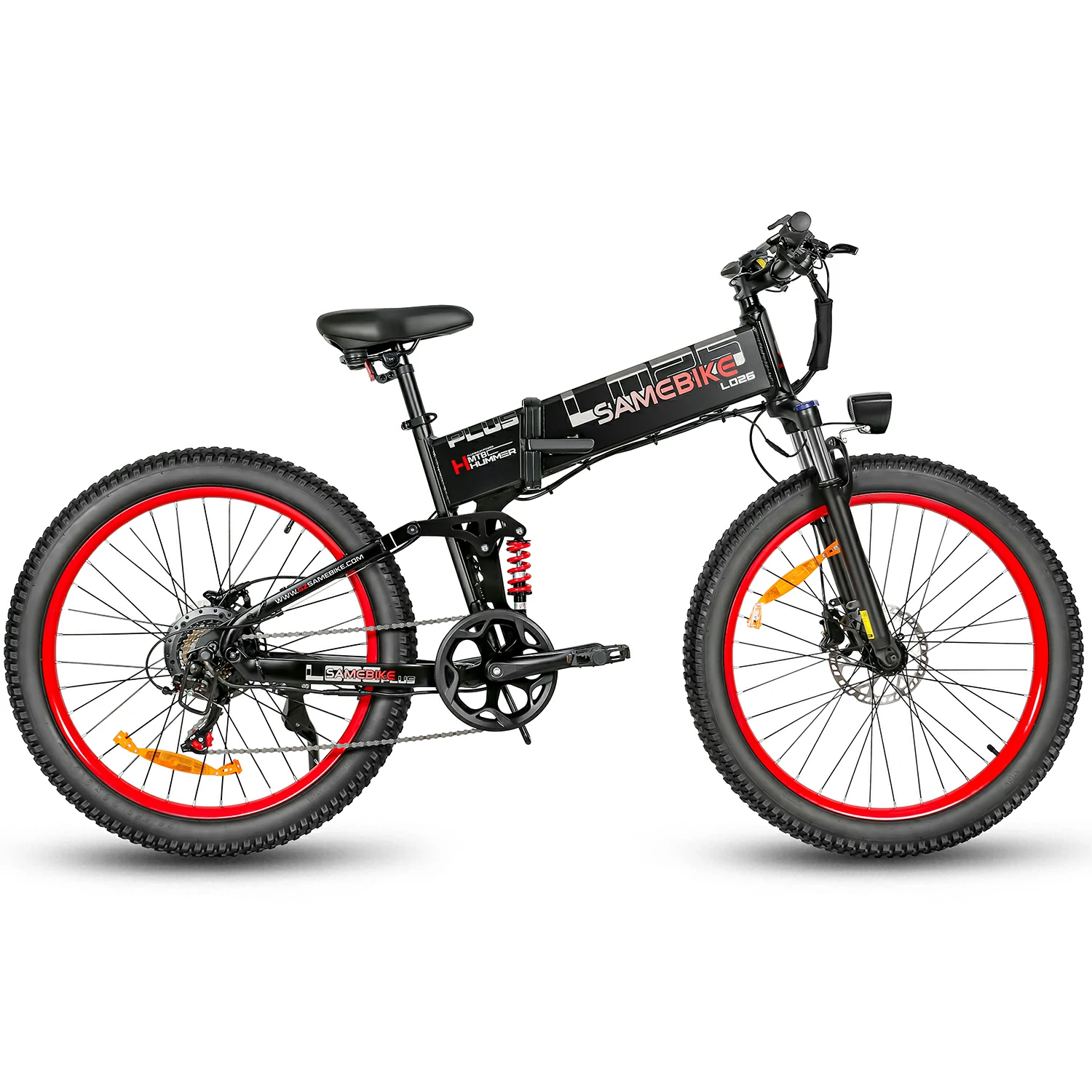 SAMEBIKE LO26Plus 26" 48V 15Ah Battery 1000W Motor Max Speed 45KM/H Updated ElectricMountainBike
