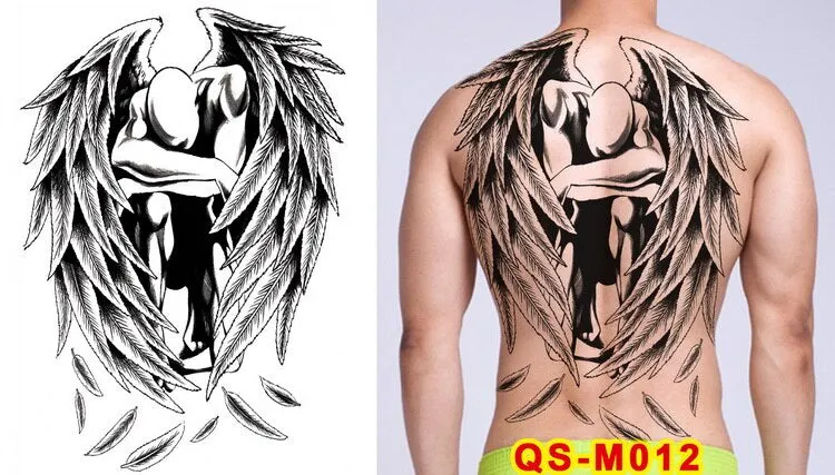 tattoo tribal designs gothic tattoo boys full back large tattoo body stickers temporary tattoos men sexy fake tatoo big water