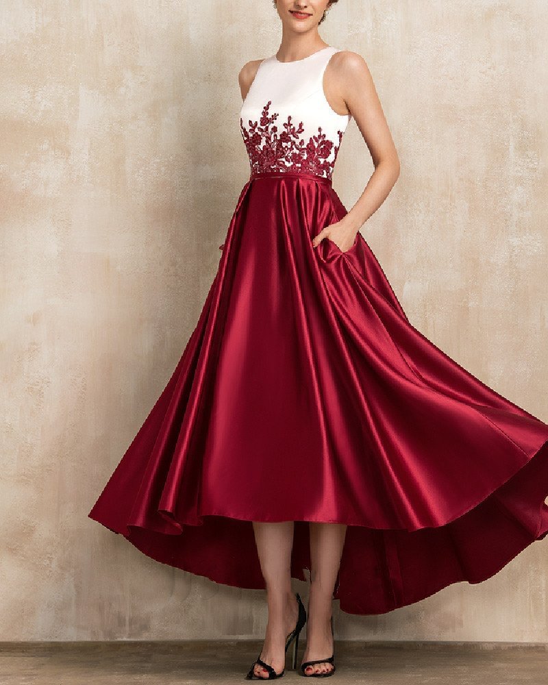 Fashion Elegant Lace Embroidered Dress