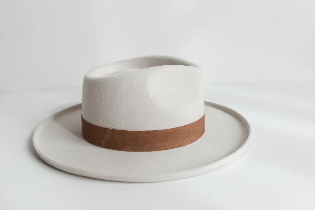 Miller Ranch Fedora -ECHO PARK FEDORA HAT C IVORY