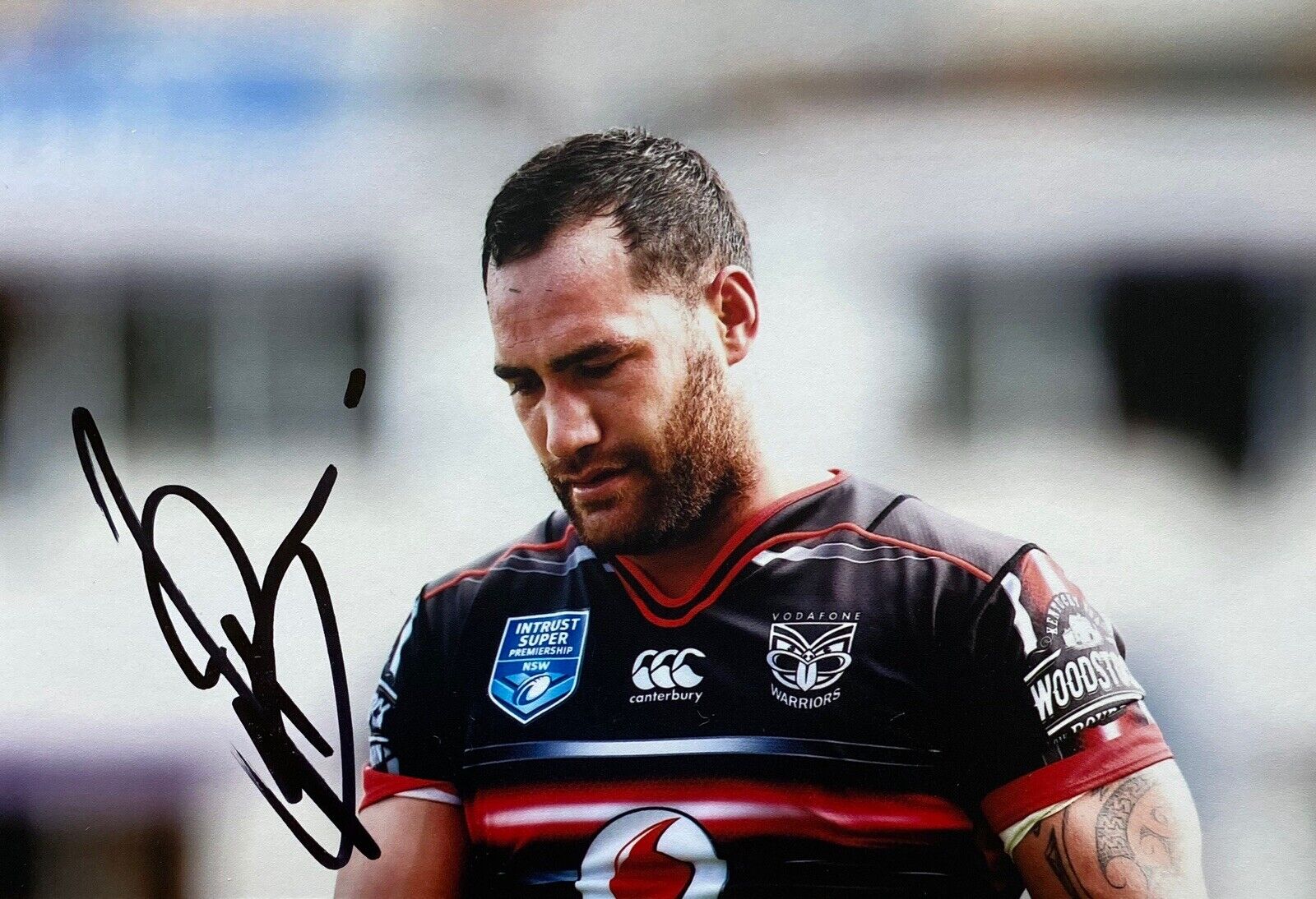 Bodene Thompson Genuine Hand Signed 6X4 Photo Poster painting - New Zealand Warriors 4