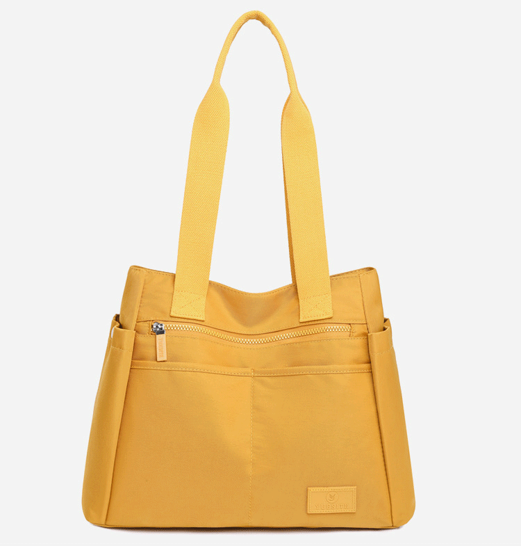 【Japanese handmade】8 colors Large capacity multi-pocket handbag