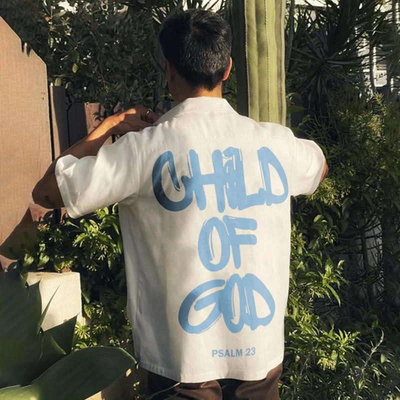 Outletsltd Child Of God Print Shirt