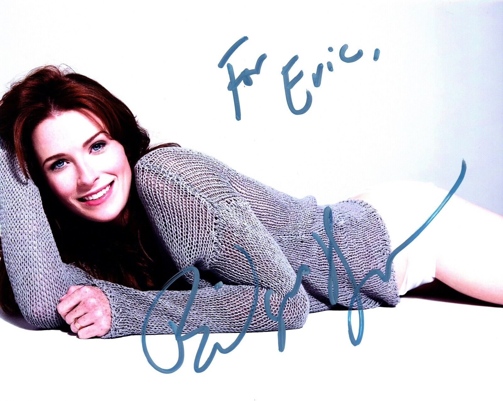 TO ERIC - Bridget Regan Signed Autographed White Collar actress 8x10 inch Photo Poster painting