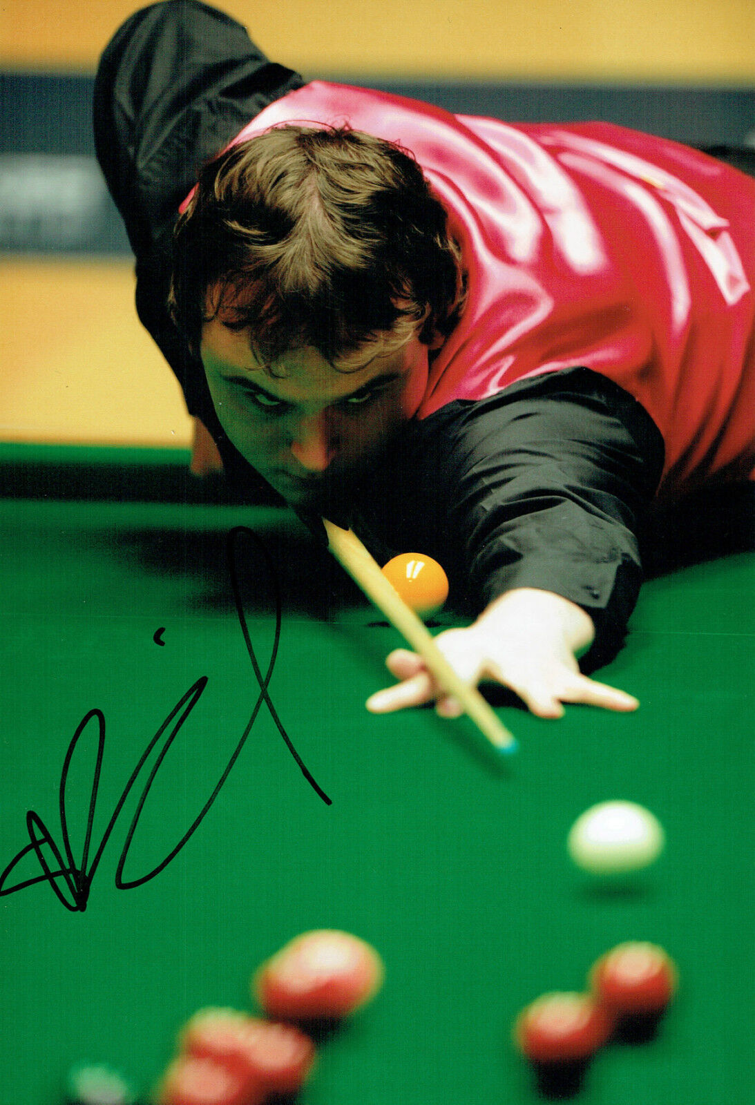 Sam BAIRD AUTOGRAPH Signed Photo Poster painting AFTAL COA SNOOKER Player Crucible Sheffield