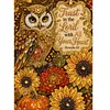 Diamond Painting-DIY Crystal Rhinestone Owl Saying