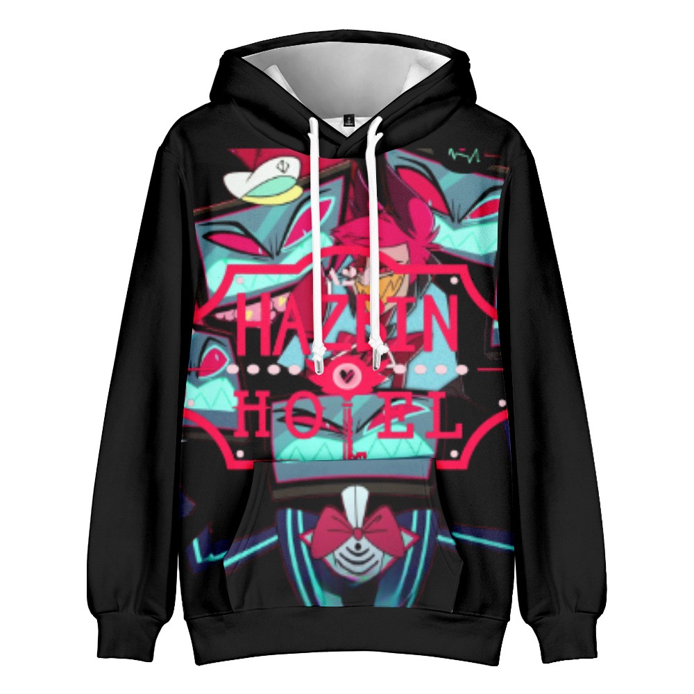 Hazbin Hotel Rits Hoodie Casual Sport Hoodies Unisex