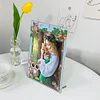 Floral Special Shape Diamond Painting Photo Frame Kits Home Decor Gift (Owl)