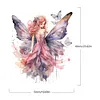 Butterfly Girl-Paint by Numbers Acrylic Paintingg 50*60CM(Watercolor)
