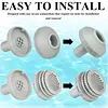 For INTEX Pool Water Spray Connector Kit Anti-Clog Filter Strainer Kit Swimming Pool Water Jet Connector Pools Screen Inlet Nozzle Hose Connection Above Ground Pools Accessories