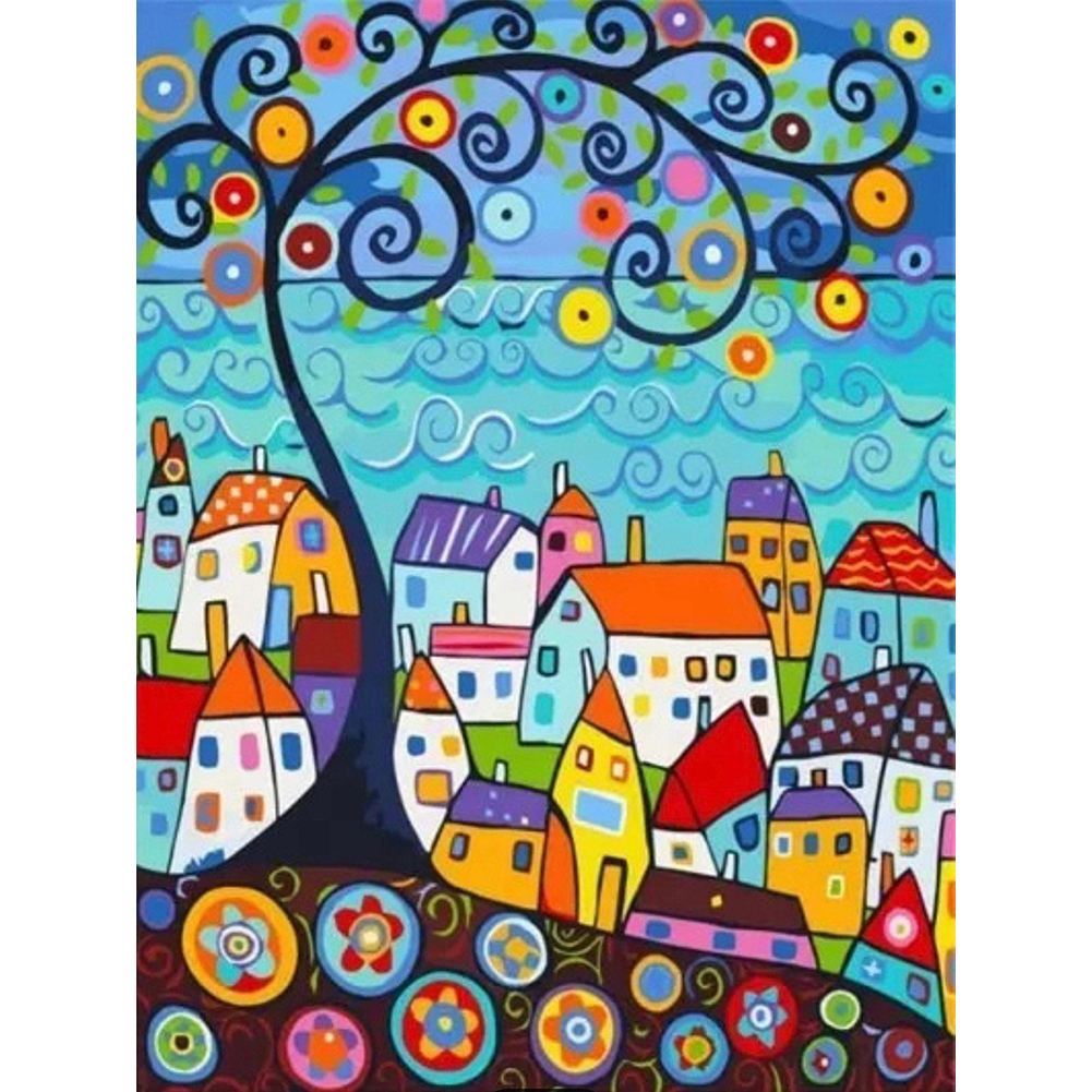 

Color House - Round Drill Diamond Painting - 30*40CM, 501 Original