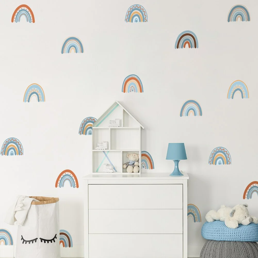 Rainbow Wallpaper For Modern Wall Stickers Decoration Teen Room Vinyl Wall Decor On Wall In Bedroom