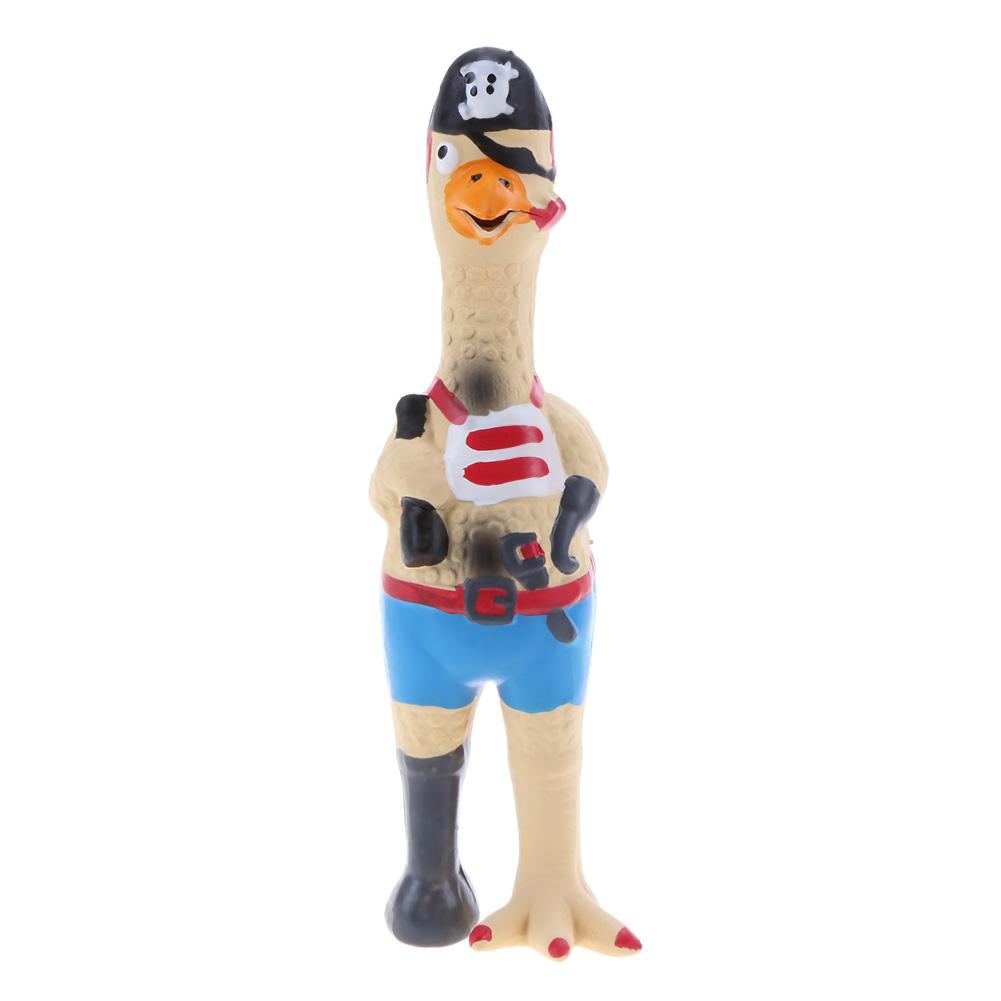 

Cute Chicken Dog Toys Funny Stuffed Squeaking Animals Pet Training Tool, Blue, 501 Original