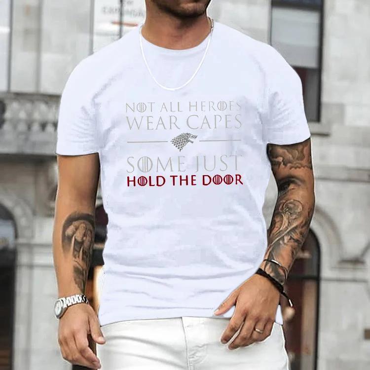 Men Print Casual T-shirts-01