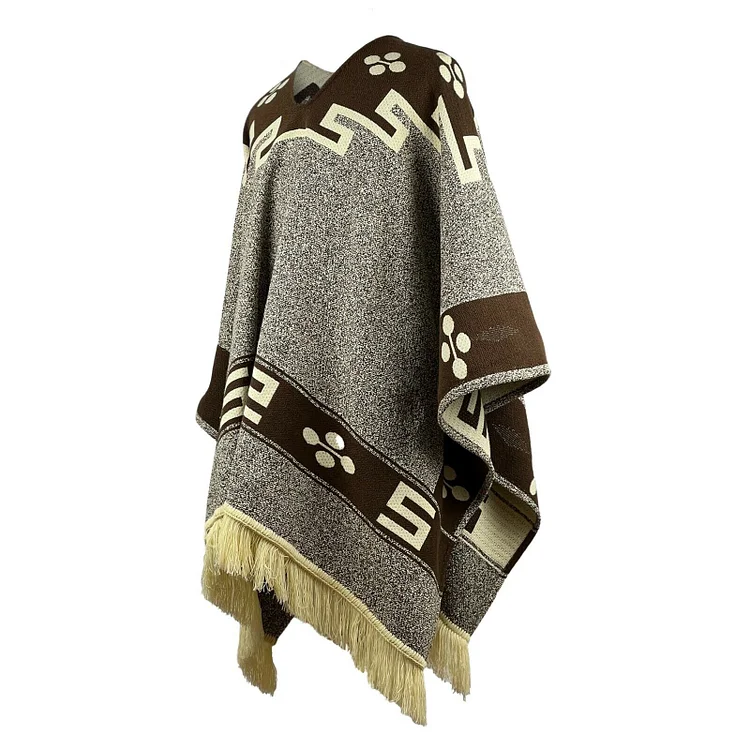 Back to the Future inspired Cowboy Poncho Serape replica handmade of Alpaca wool