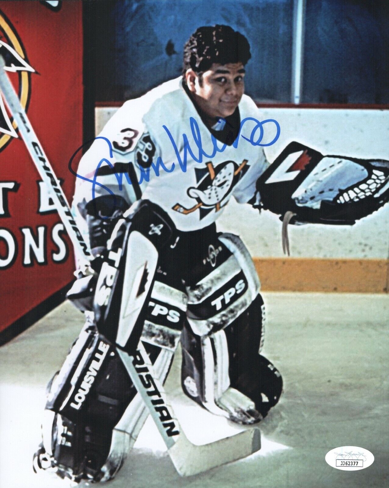 SHAUN WEISS Signed 8x10 Photo Poster painting Greg Goldberg The Mighty Ducks #33 COA JSA Cert