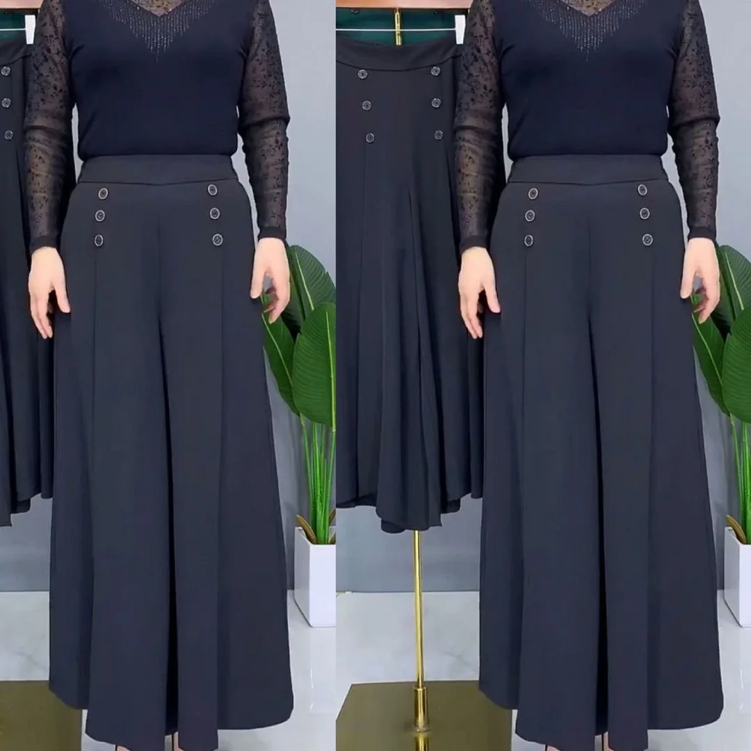 Stylish Pleated Wide Leg Pants