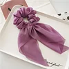 Lovely Plain Colors Chiffon Hair Band Knot Scrunchie