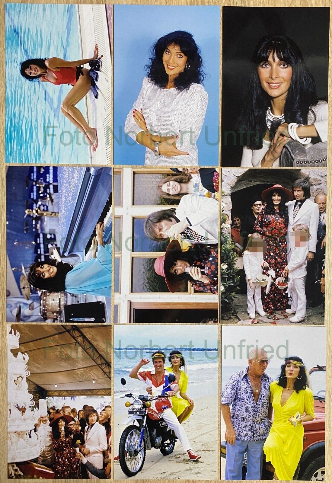 9 x H x T Dunja Rajter - Les Humphries - Photo Poster painting 20 X 30 CM Without Autograph (