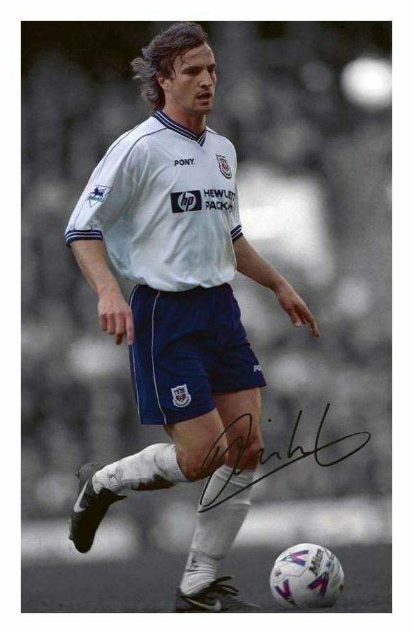 DAVID GINOLA - TOTTENHAM HOTSPUR AUTOGRAPH SIGNED PP Photo Poster painting POSTER