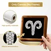 12pcs DIY Constellation Pearl Dot Painting No Frame Pearl Painting Art Kits 15x15cm Pearl Gem Paintings Picture Arts Craft for Adults Beginners Home Wall Decor
