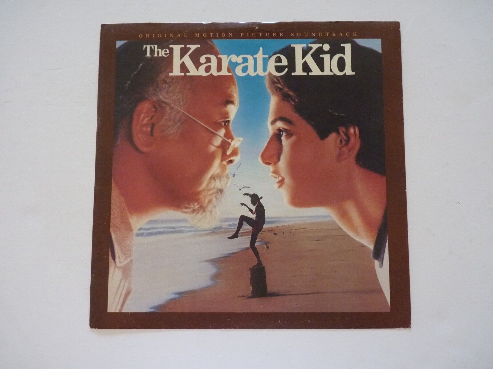 Karate Ked Ralph Machio Pat Morita LP Record Photo Poster painting Flat 12x12 Poster