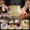 Restaurant Bar Cocktail Bartending Ice Stamp, Pure Copper Crafts, Modern Ice Mold, Whiskey Ice Making Advanced Ice Mold