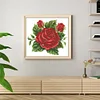 Rose - 9CT Partial Beaded Cross Stitch Kit(27x24cm)