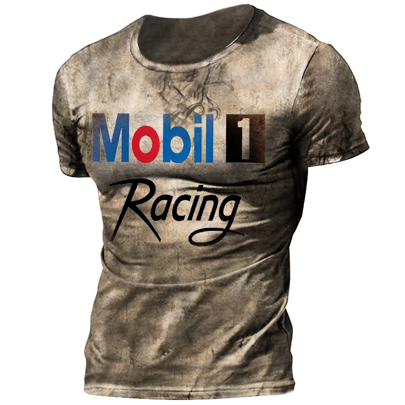 Motor Oil Badge Print T-shirt / [viawink] /