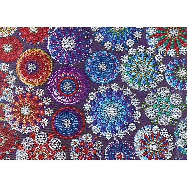 Abstract - Partial Special Shaped Drill Diamond Painting - 40x30cm(Canvas)