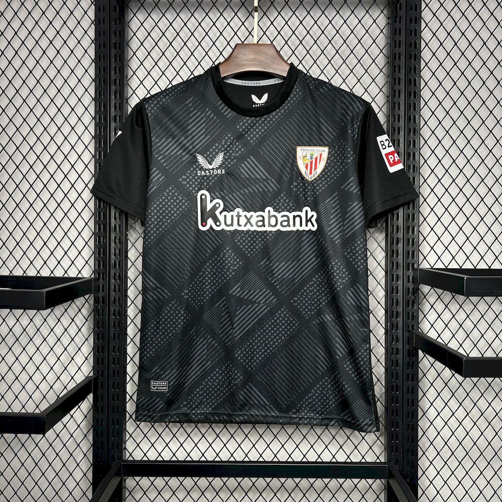 Athletic Bilbao 24-25 Black Goalkeeper Jersey - Fans Version