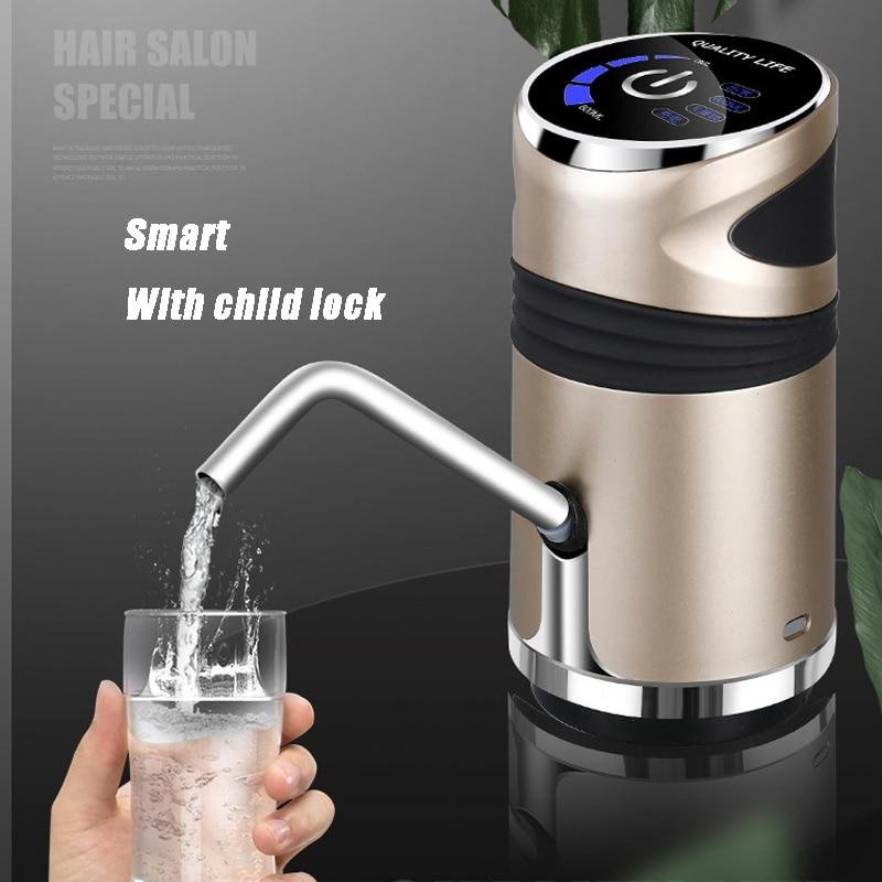 New Electric Automatic Drinking Water Bottle Pump USB Rechargeable
